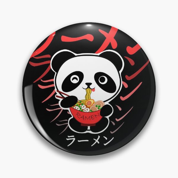 Item preview, Cute Kawaii Baby Panda Eating Ramen Spicy Japanese Noodle designed and sold by merchloh128.