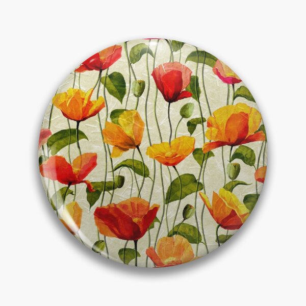 Item preview, poppy flowers pattern designed and sold by MaianLorena.