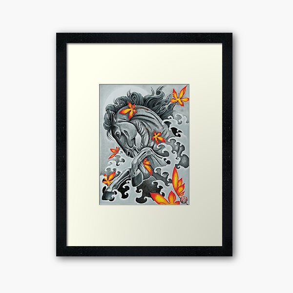 Helios Horse Framed Art Print