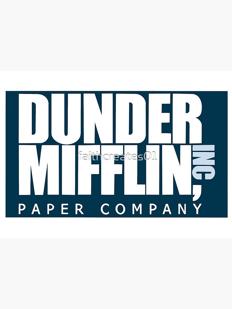 Dunder Mifflin The Office Logo | Art Board Print