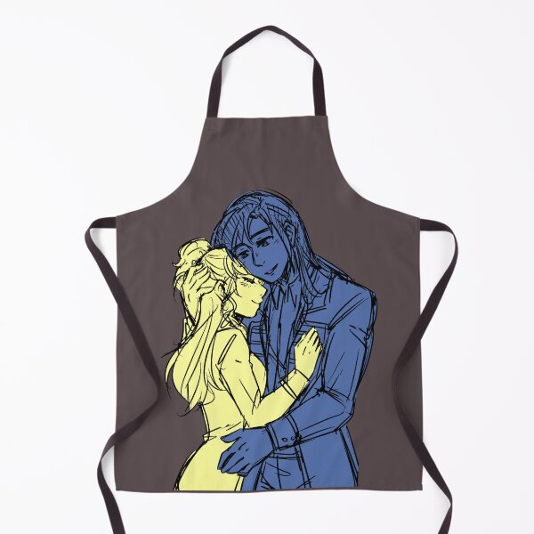 Item preview, Two Nation Men - Couple's Hug Blue Yellow designed and sold by 1SilentEcho.