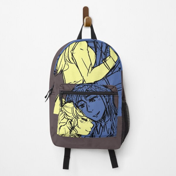 Item preview, Two Nation Men - Couple's Hug Blue Yellow designed and sold by 1SilentEcho.