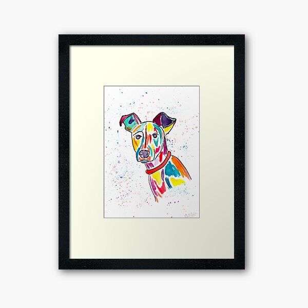 Rainbow Sandy Framed Art Print