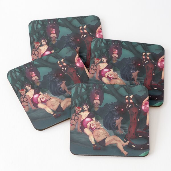 7 Sins Coasters (Set of 4)