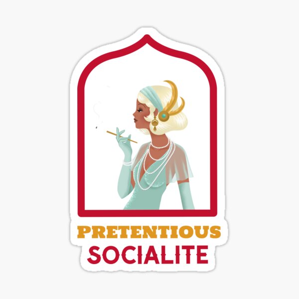 Item preview, Pretentious Socialite designed and sold by urban-symmetry.