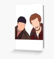 Harry and Marv, Home Alone Faceless Greeting Card