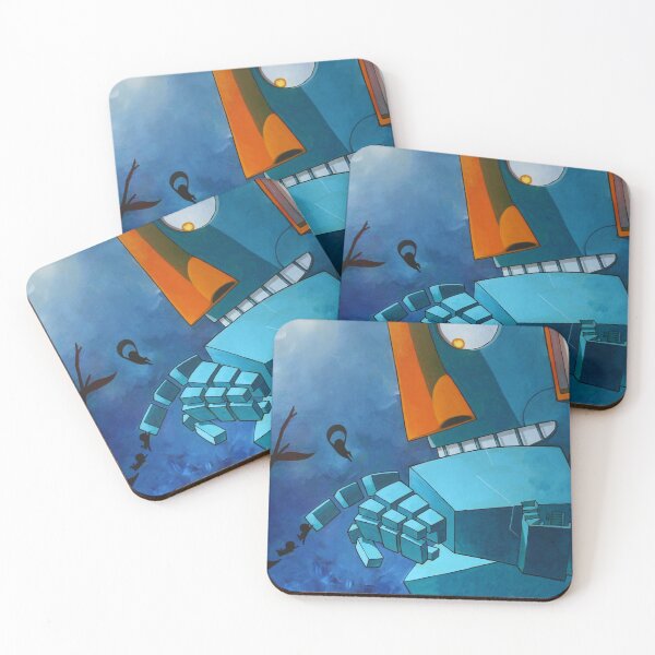 Item preview, Blue robot house. designed and sold by BatistaStudio.
