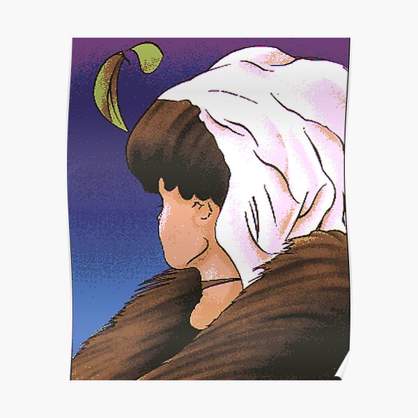 Optical Illusion - Old lady/Young Lady Poster