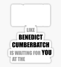 Run like Benedict Cumberbatch is waiting! Sticker