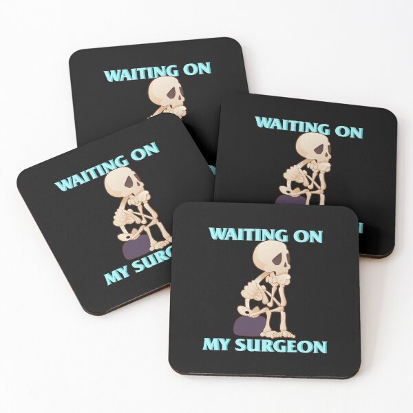 Item preview, Waiting On My Surgeon Funny Surgical Technologist Cute Skeleton Halloween Costume Gift For Scrub Tech Surgical Technician ST Women designed and sold by Sifoustore.