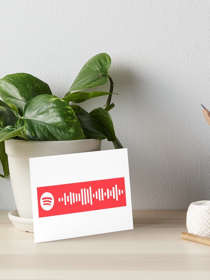 99 Luftballons Nena Spotify Scan Code Art Board Print By Outfitfinder Redbubble