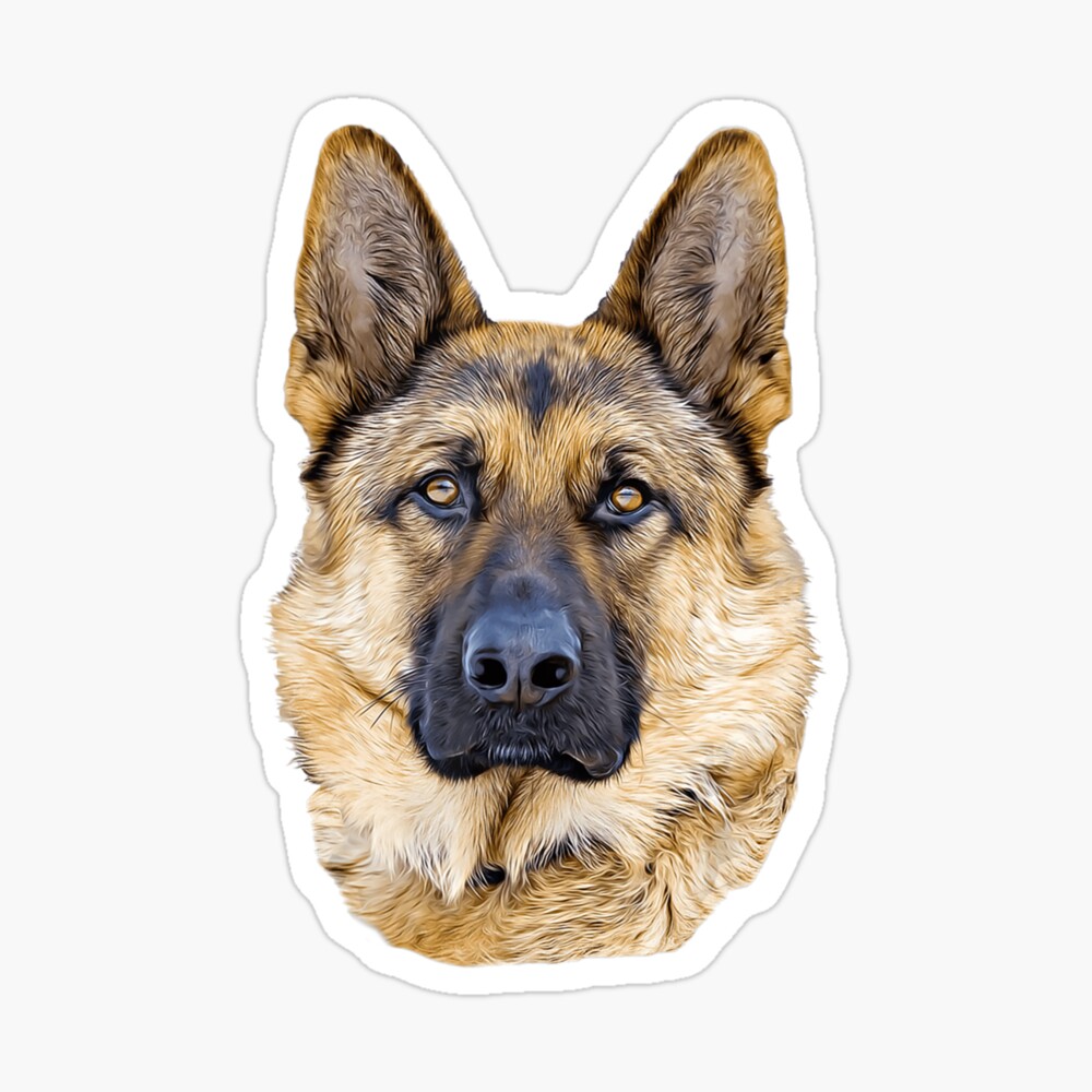 T Shirt Enfant Portrait De Chien De Berger Allemand Par Magicjohnson22 Redbubble