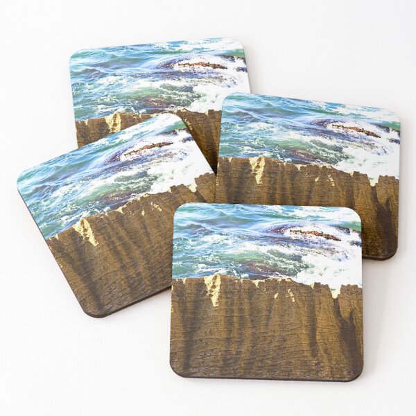Item preview, Cliff Sea Waves Rocks Seascape designed and sold by worldways.