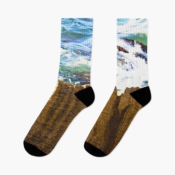 Item preview, Cliff Sea Waves Rocks Seascape designed and sold by worldways.