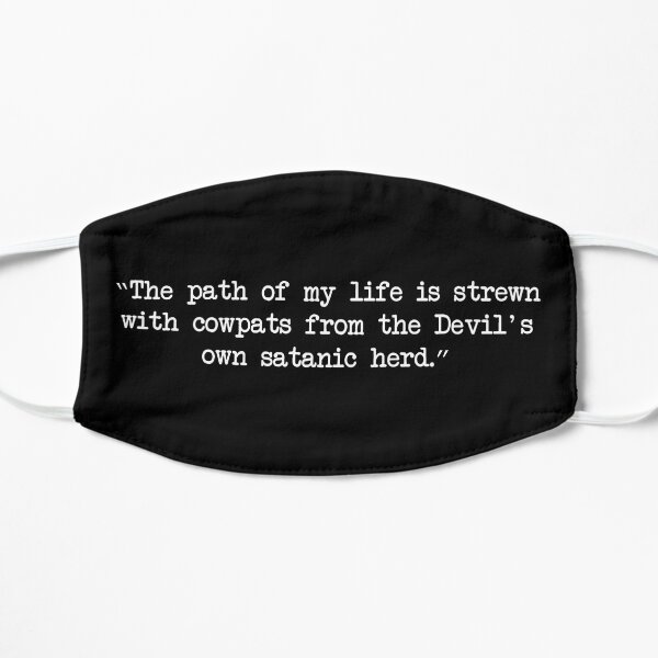 Blackadder Cow Pats quote Mask