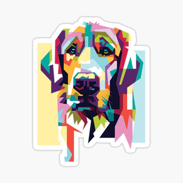 Dog illustration Sticker
