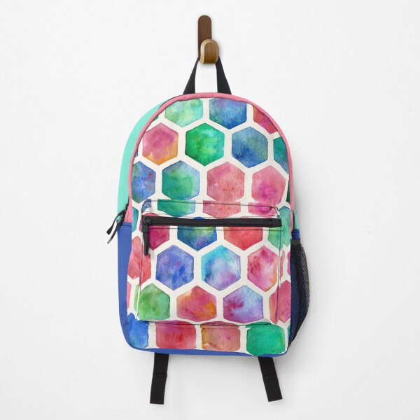Item preview, Hand Painted Watercolor Honeycomb Pattern designed and sold by micklyn.