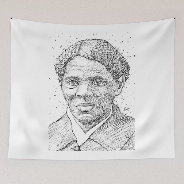Item preview, HARRIET TUBMAN ink portrait.1 designed and sold by lautir.
