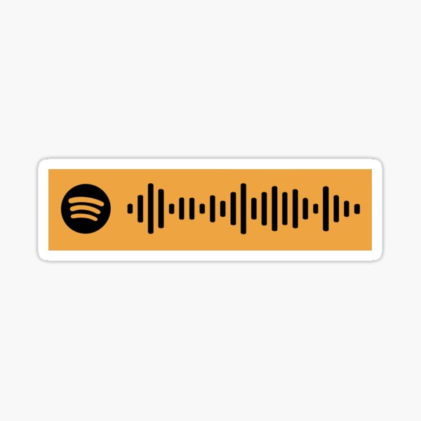 Bliss Muse Spotify Scan Code Sticker