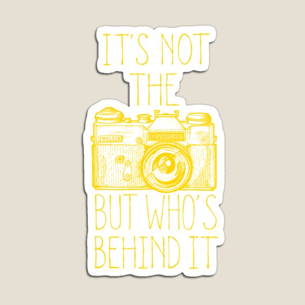Camera yellow ink Magnet