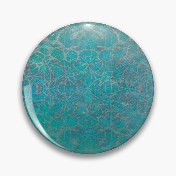 Item preview, flower of life blue aqua designed and sold by filippobassano.