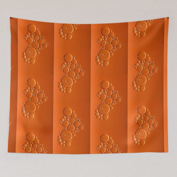 Item preview, Vibrant Orange Bubble Pattern  designed and sold by Kanchan1987.