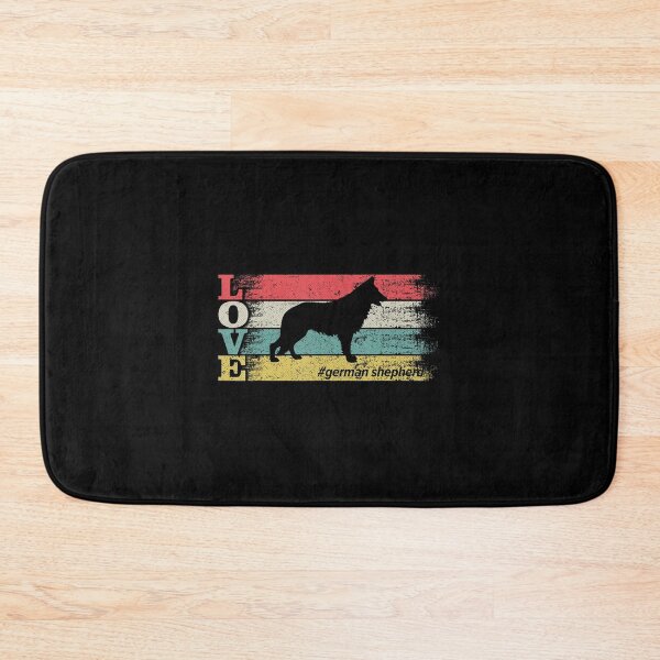 Item preview, Vintage Retro Love German Shepherd Silhouette Distressed Dog Lover designed and sold by MagicJohnson22.