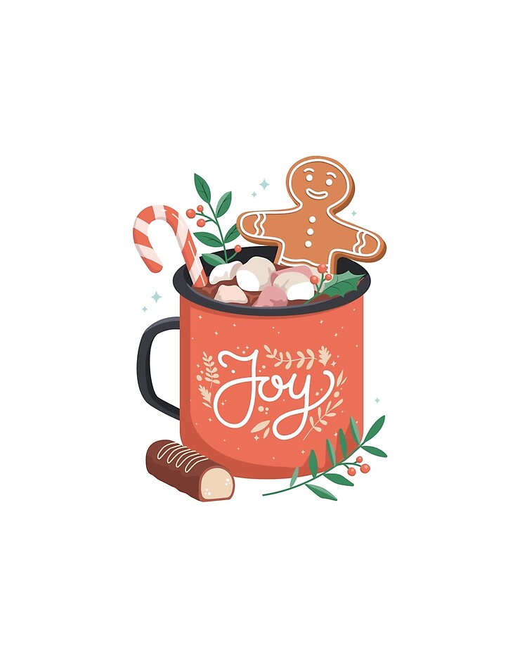 Hot Cocoa Christmas Mug Clipart