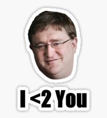 We <2 You Too Gabe Sticker