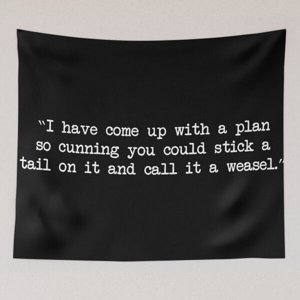 Item preview, Blackadder Weasel quote  designed and sold by Boxing Kangaroo Retail Company.