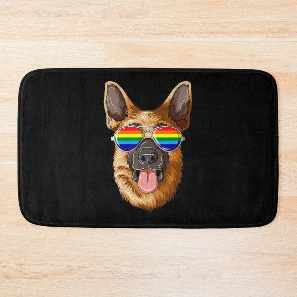 Item preview, German Shepherd Gay Pride Flag LGBT Rainbow Sunglasses Dog Lover designed and sold by MagicJohnson22.
