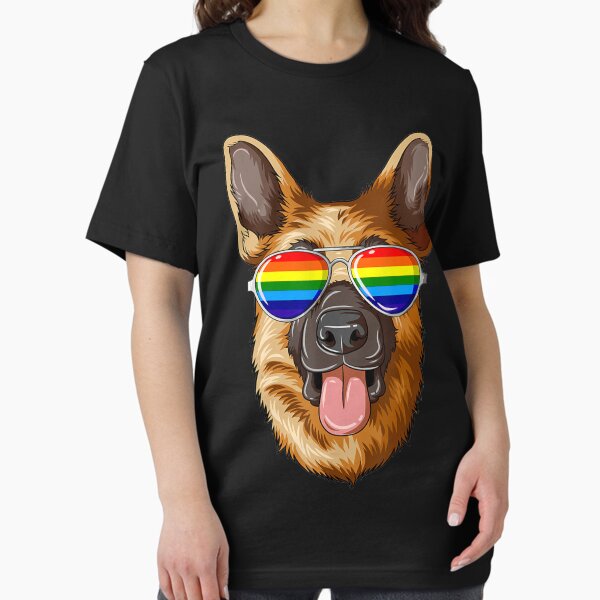 Item preview, German Shepherd Gay Pride Flag LGBT Rainbow Sunglasses Dog Lover designed and sold by MagicJohnson22.