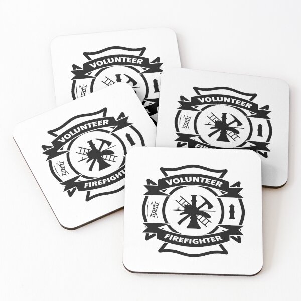 Item preview, Fire Department Maltese Cross Volunteer Firefighter  designed and sold by cartattz.