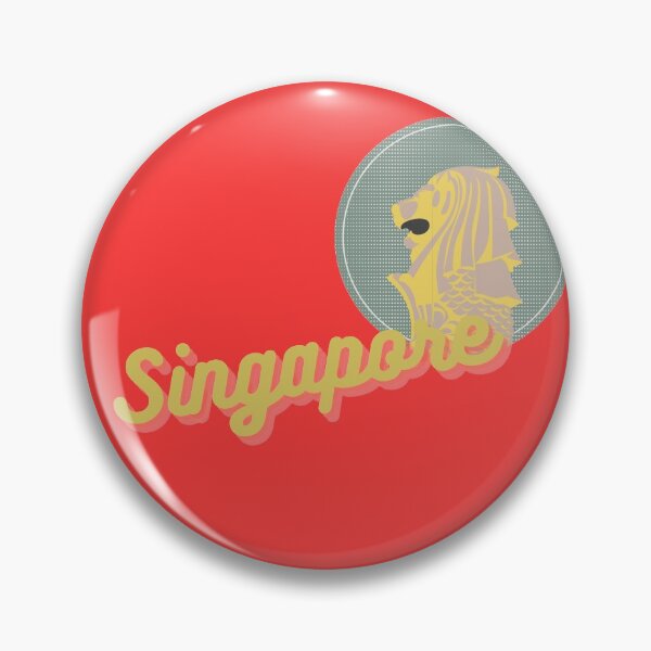 Artikelvorschau, Singapur und Merlion entworfen und verkauft von FourNuns.