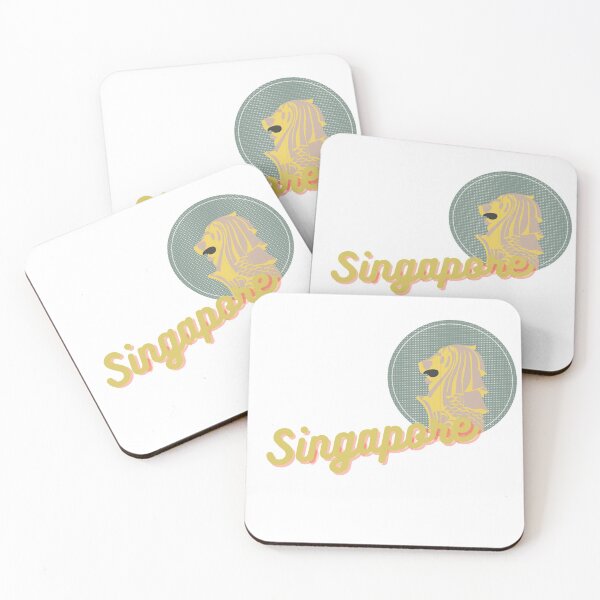 Artikelvorschau, Singapur und Merlion entworfen und verkauft von FourNuns.