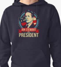 Jon Stewart for President Pullover Hoodie