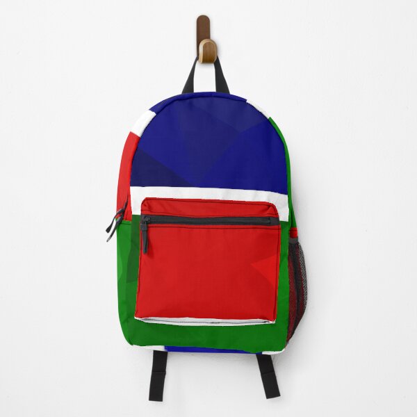 Item preview, Gambia Flag Geometric Art – Bold and Colorful Design designed and sold by OrangePoly.