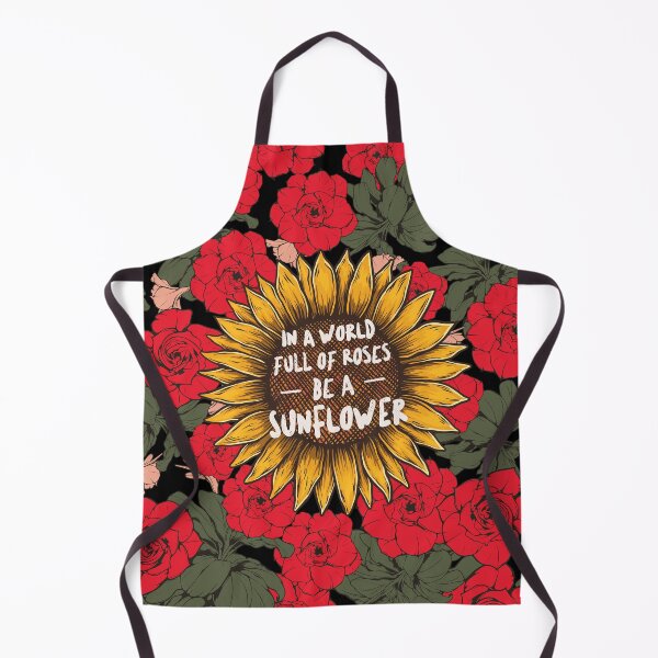 Item preview, In A World Full Of Roses Be A Sunflower Quote designed and sold by artworkbyrihen.