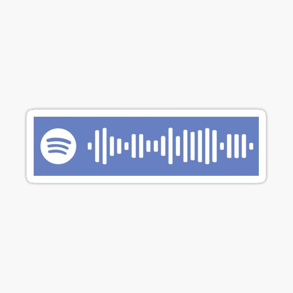 Supermassive Black Hole Muse Spotify Scan Code Sticker