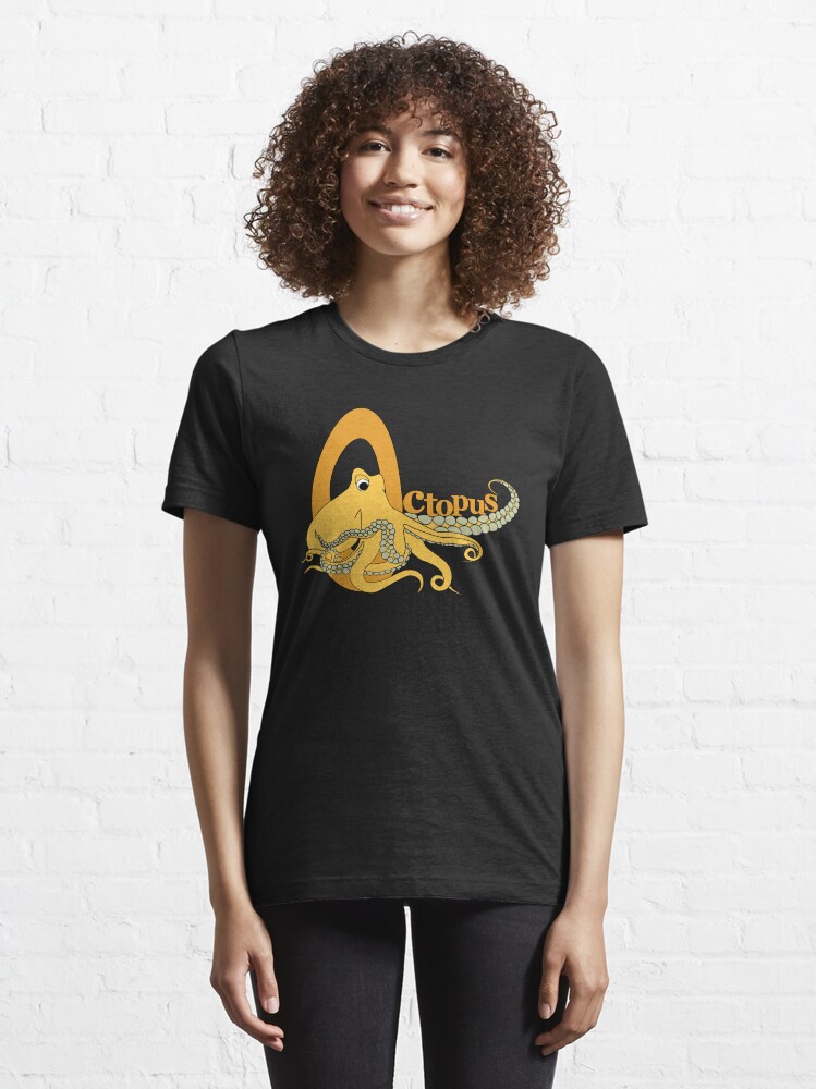 Alternate view of Octopus Retro Style T-shirt Essential T-Shirt
