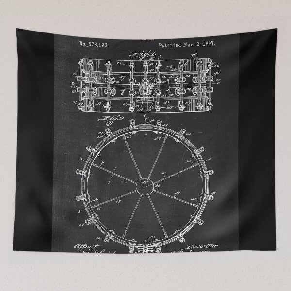 Item preview, Chalkboard Drum Patent designed and sold by JoolyA.