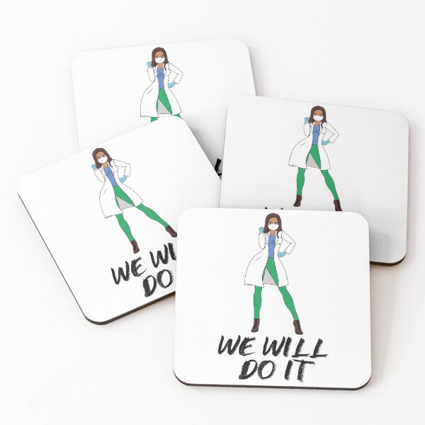 Item preview, we will do it woman nurse doctor hero stand power pose designed and sold by zerobatt.