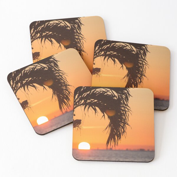 Item preview, Tropical sunset at the ocean designed and sold by baligaia.