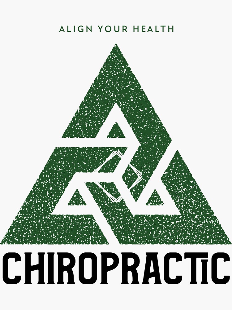 "Chiropractic Align your health" Sticker for Sale by RSDdesigns