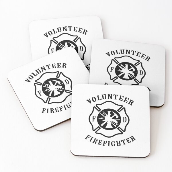 Item preview, Volunteer Firefighter Maltese Cross for Fire Department  designed and sold by cartattz.