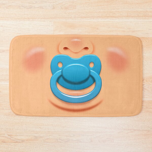 Item preview, Baby face with blue pacifier/dummy - skin 0 designed and sold by WJ Design.