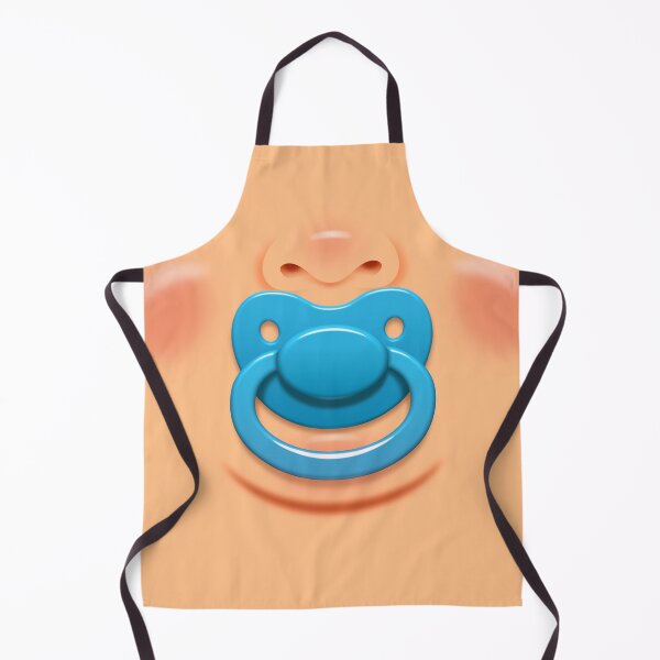Item preview, Baby face with blue pacifier/dummy - skin 0 designed and sold by WJ Design.