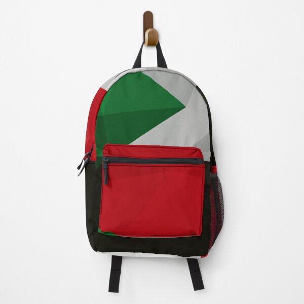 Item preview, Geometric Sudan Flag Design – Patriotic Art Print designed and sold by OrangePoly.