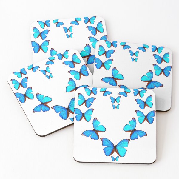 Item preview, Blue Butterflies Heart designed and sold by MAMMAJAMMA.