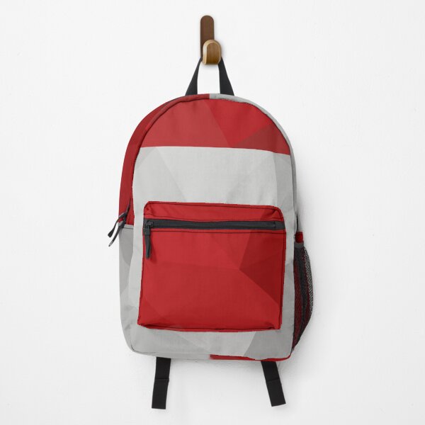 Item preview, Geometric Indonesia Flag Art – Modern Red and White Design designed and sold by OrangePoly.